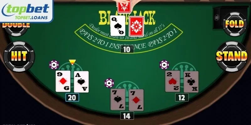 Blackjack TOPBET Point Value Conversion Table