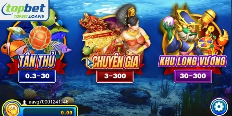 Overview of the ocean world in Dragon King Fish Shooting