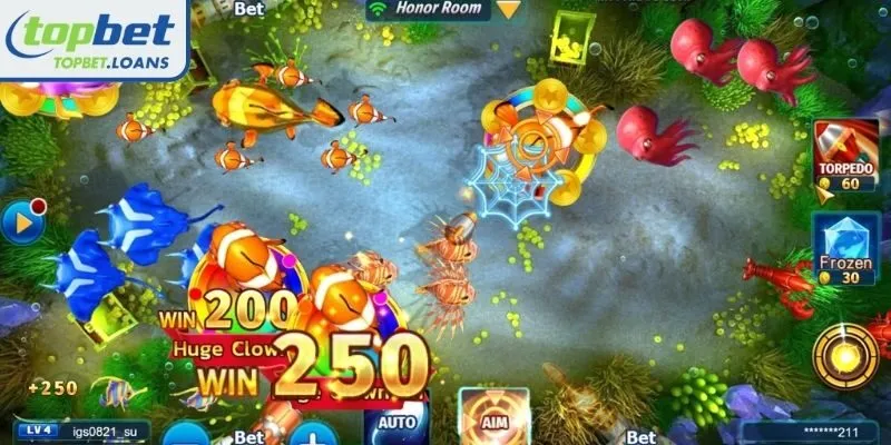 Speed up mode in Gold Fish Shooting
