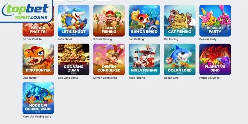 TOPBET Fish Shooting Games You Can't Miss